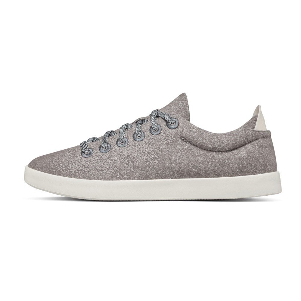 Allbirds Men\'s Wool Pipers - Sneakers Grey - WUK853469